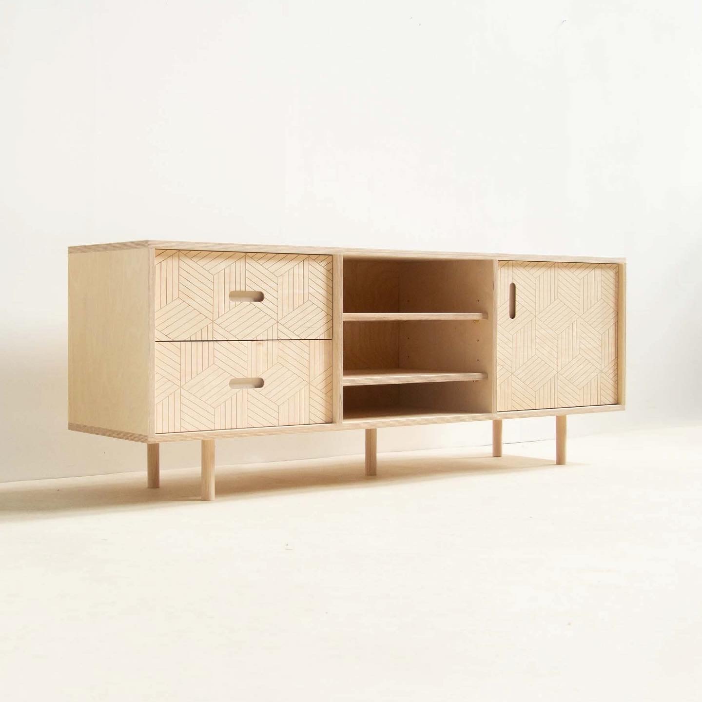 Bespoke Plywood Furniture - Birch Sideboard